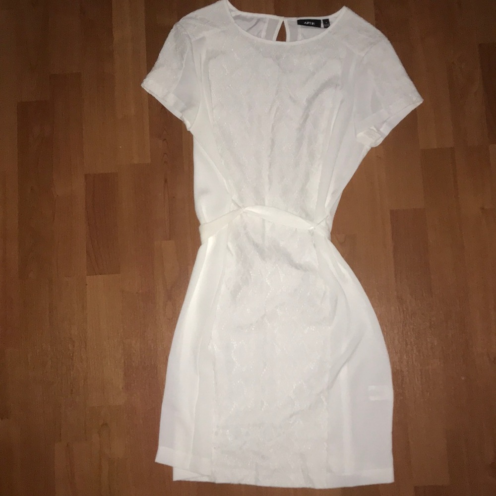 Apt 9 white dress